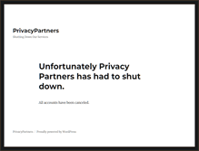 Tablet Screenshot of privacypartners.com
